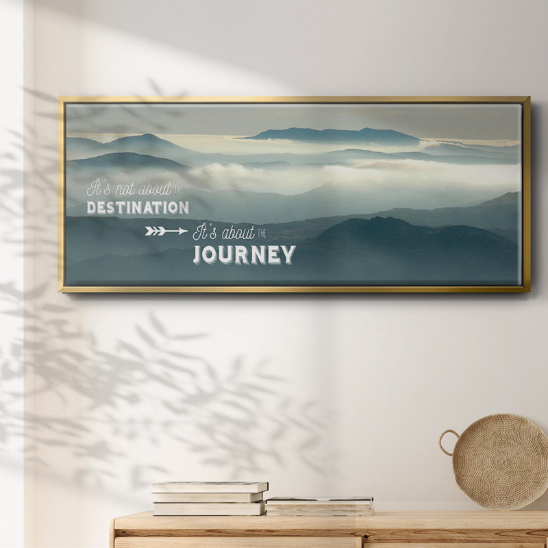 The Journey- Framed Canvas, 20" H x 50" W