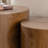 Nesting Coffee Table Set Of 2 Round Wooden Coffee Tables Circle Modern Table For Small Space Living Room Bedroom Accent End Side Table, Coffee Table-349266407