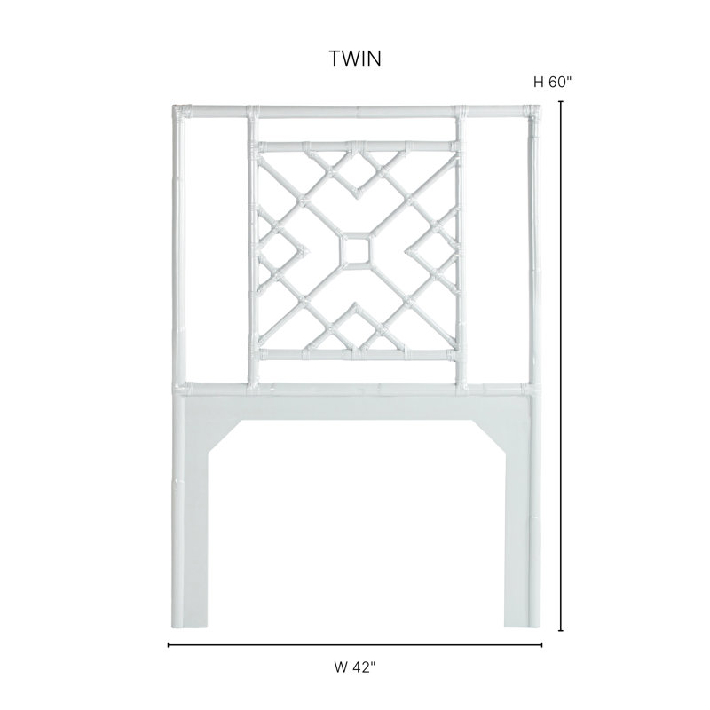 Ananias Standard Bed, White, Twin XL
