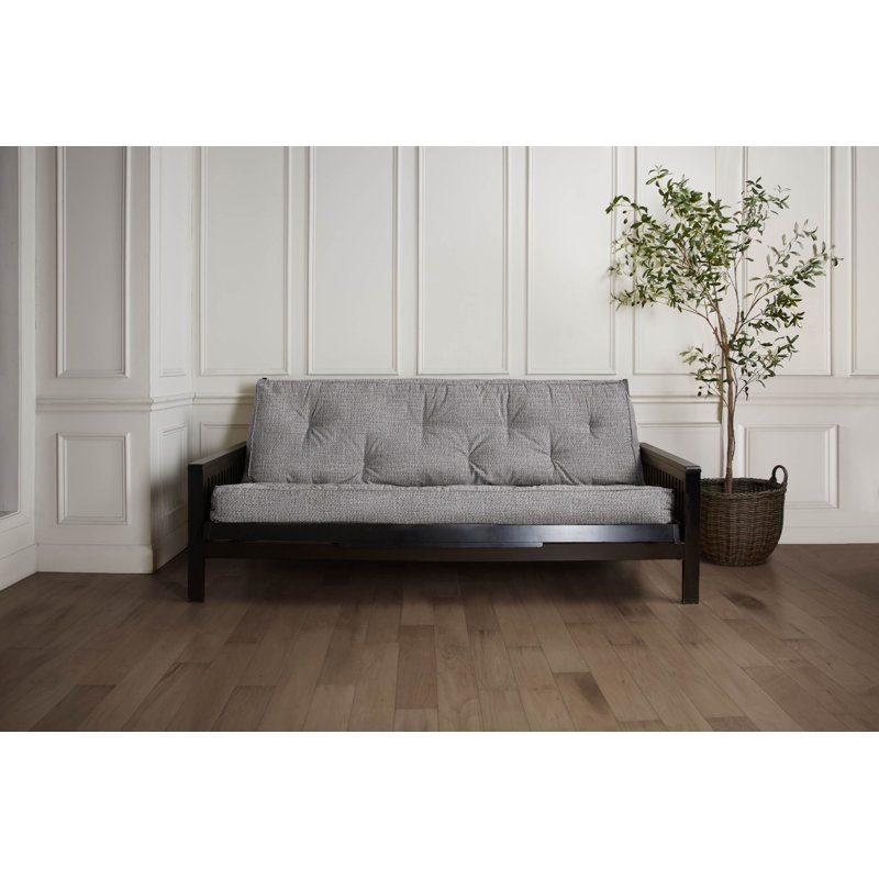 Matelas de futon double en mousse viscoélastique 6 "Annique, 10", Lit double, Gris