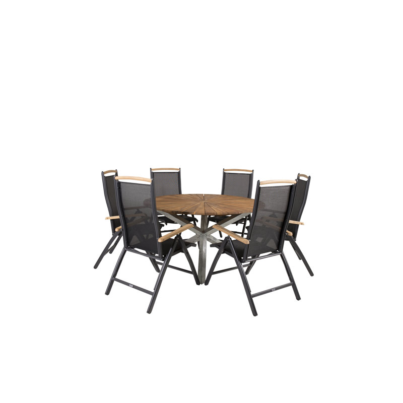 Stutz 6 - Person Patio Dining Set with Round Table