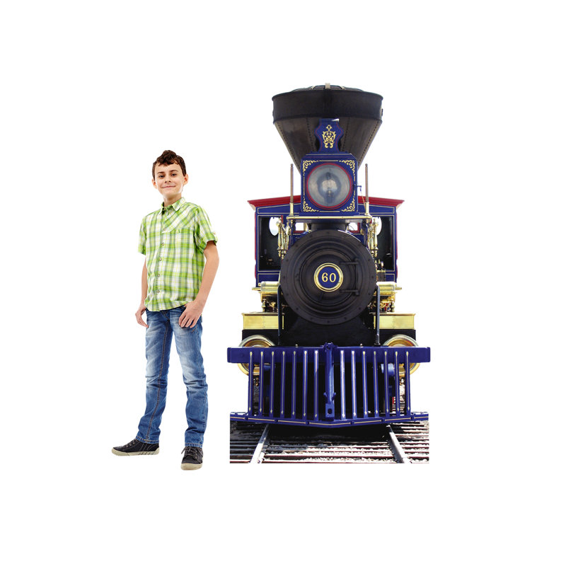 CP 60 Jupiter Train 6ft Cardboard Stand-Up