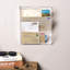 Elmo Acrylic Wall Organizer with Mail Storage