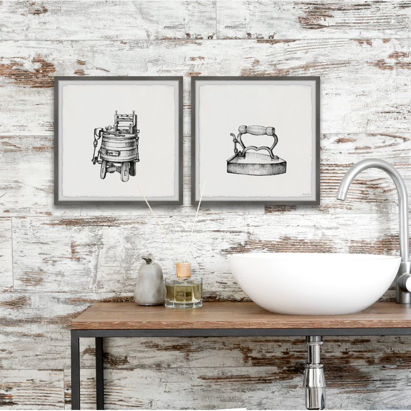 Old Diptych, H 32 po x l 32 po