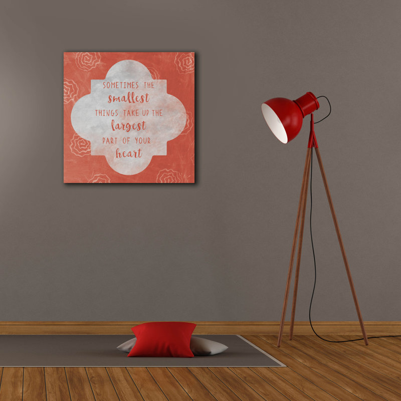 «Large Heart» par Erin Clark, art mural sur toile, H 26 po x l 26 po x P 1,5 po