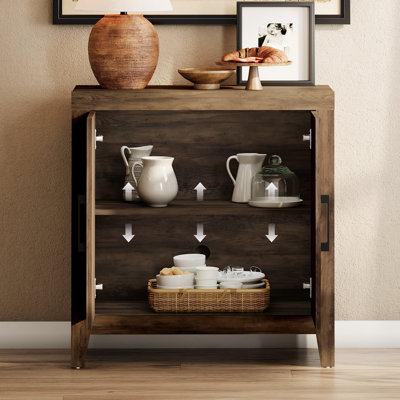 74" Tall  Bookshelf With Glass Doors And Drawers, Farmhouse Bookcase With Adjustable Shelves, Versatile Hutch Cabinet For Living Room, Home Office, Library, Brown