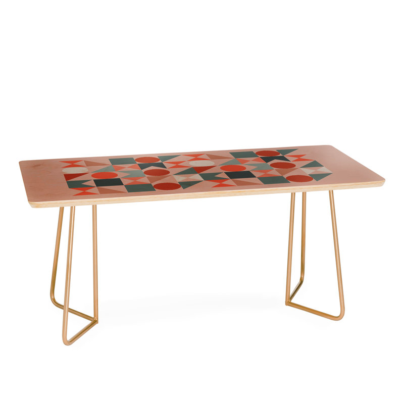Solid Wood Top Coffee Table