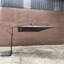Parasol d'extérieur rectangulaire à énergie solaire 2 x 3 M à DEL avec éclairage solaire imperméable-968791179
