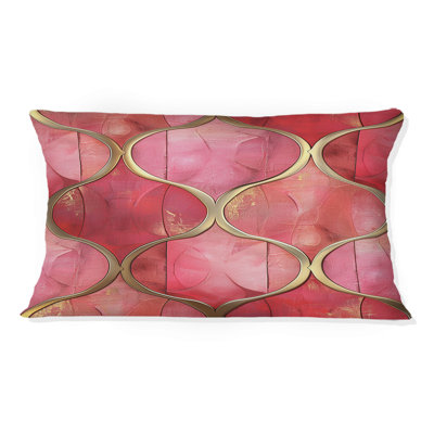 Coussin lombaire Mid-Century Trellis IV - Mid-Century