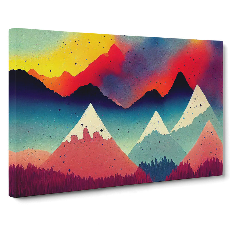 Mountain Splash - Wrapped Canvas, 40cm H x 60cm W x 3cm D