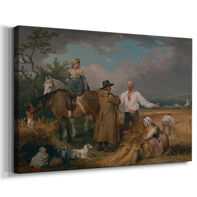 Reapers-George Stubbs-Gallery Wrapped Canvas-1785
