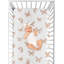 Butterfly Pink And Taupe Collection Fitted Crib Sheet