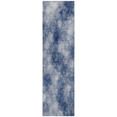 Machine Washable Indoor/Outdoor Lipman ACN2424 Abstract Rug