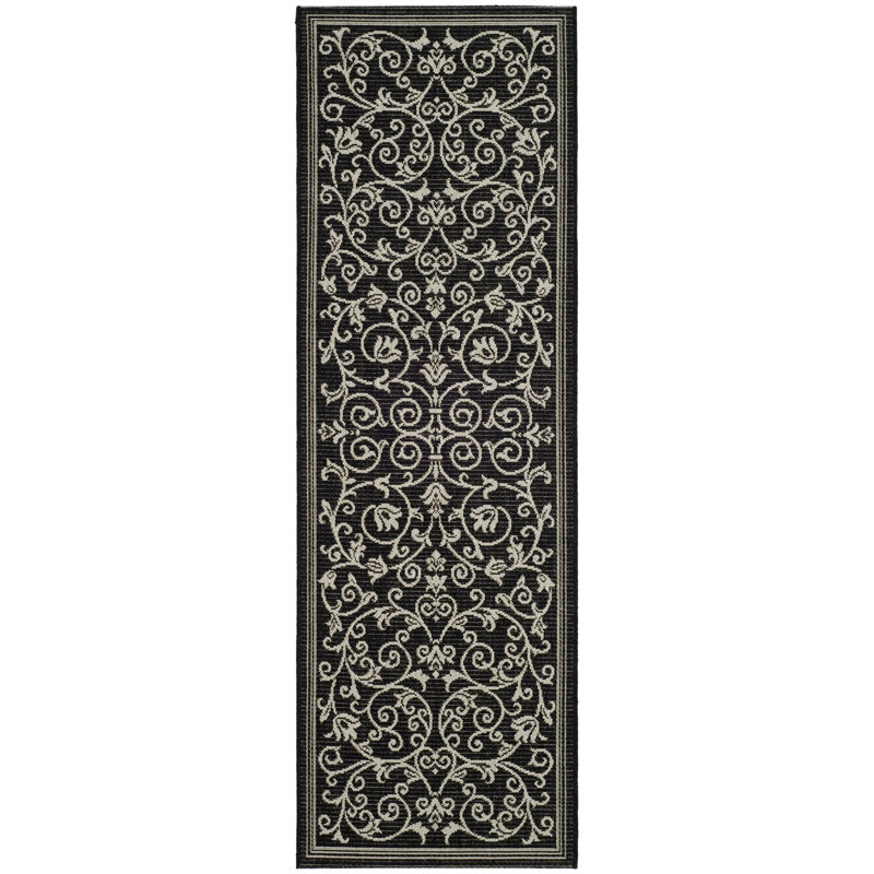 Paisley Indoor/Outdoor Area Rug, Runner 69 x 244 cm