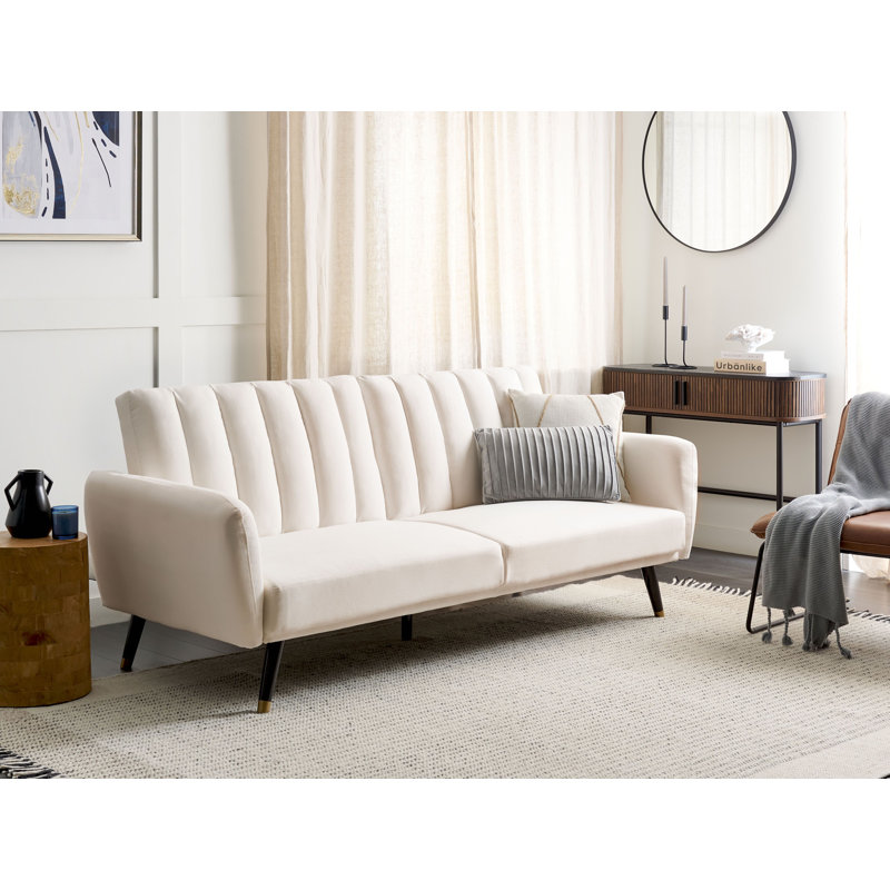 Nelsonia 3 Seater Sofa Bed, Cream