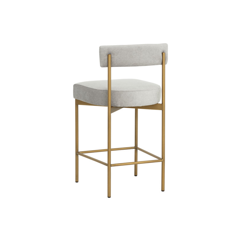 Seneca Upholstered Stool with Metal Frame
