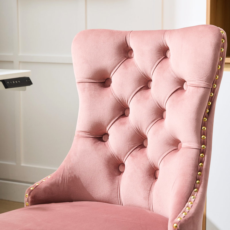 Chaise de bureau Modern, Rose