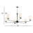 Ginevra 6 - Light Iron Dimmable Chandelier