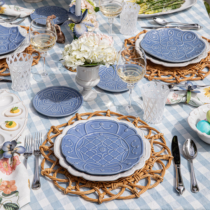 Berry & Thread 20 - Piece Place Setting, Bright Satin/Gold