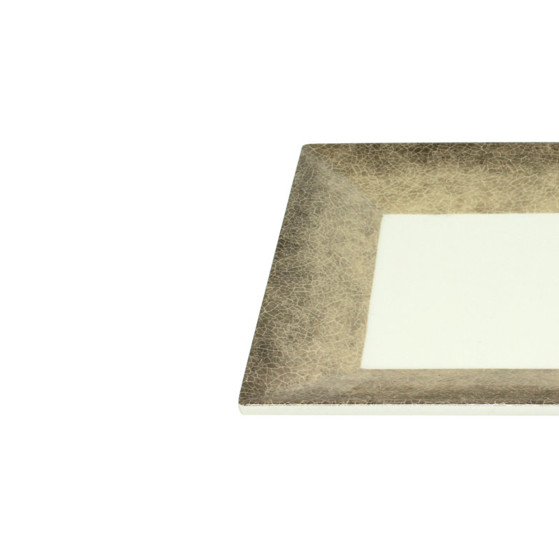 Plateau carré en mélamine Jazz, H 1,73 po x l 16,01 po x P 16,01 po