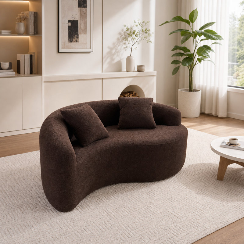 Canapé modulaire Boneless, Brun