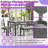 6-Piece Kitchen Dining Set With Rectangular Table And Upholstered Chairs