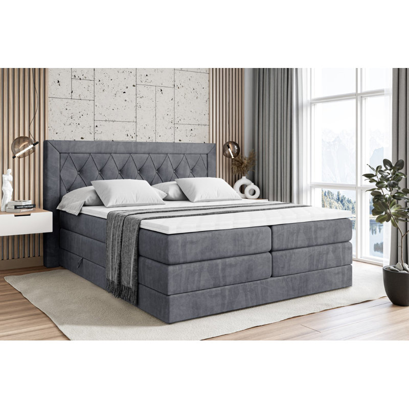 Brehea Bed, 160cm W x 200cm L
