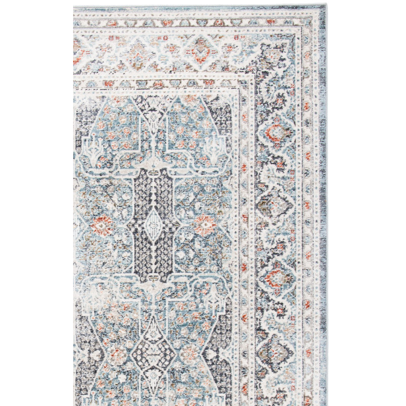 Tapis oriental gris Avelien John, Rectangle 4 pi x 6 pi