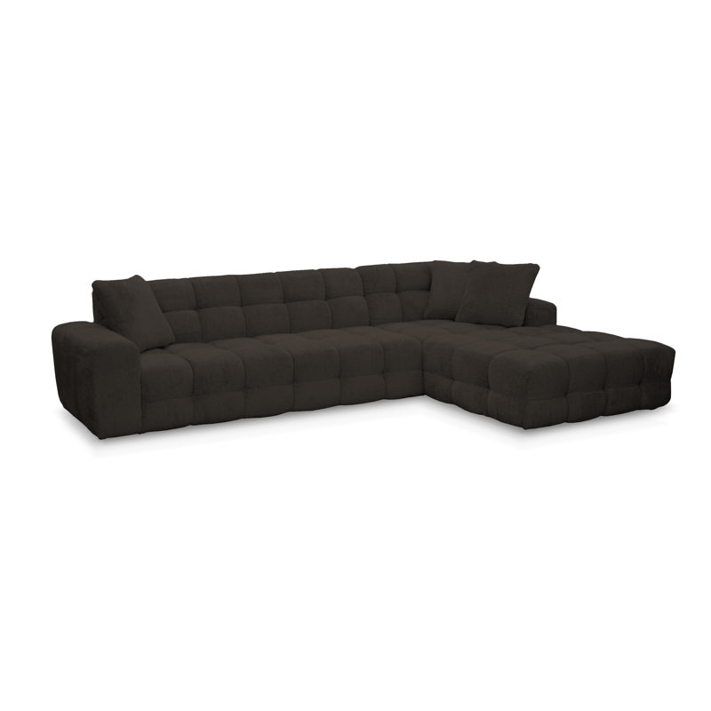 4 Seater Corner Sofa , Esspreso, Right Hand Facing