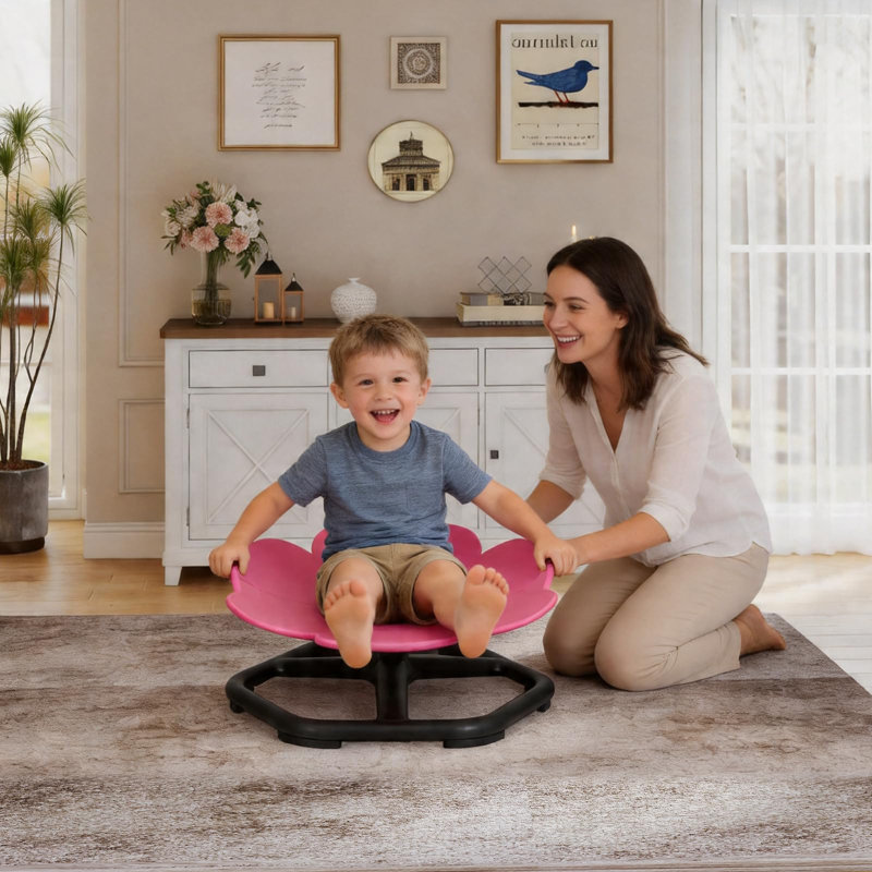 Chaise pour enfants Sensory, Pink/Black