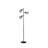 65" In Adjustable Cage Shade Industrial Farmhouse Metal Floor Lamp