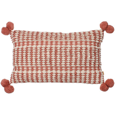 Striped Rectangular Throw Cushion Cover