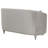 Dolby Grey and Chrome Sofa with Tufted