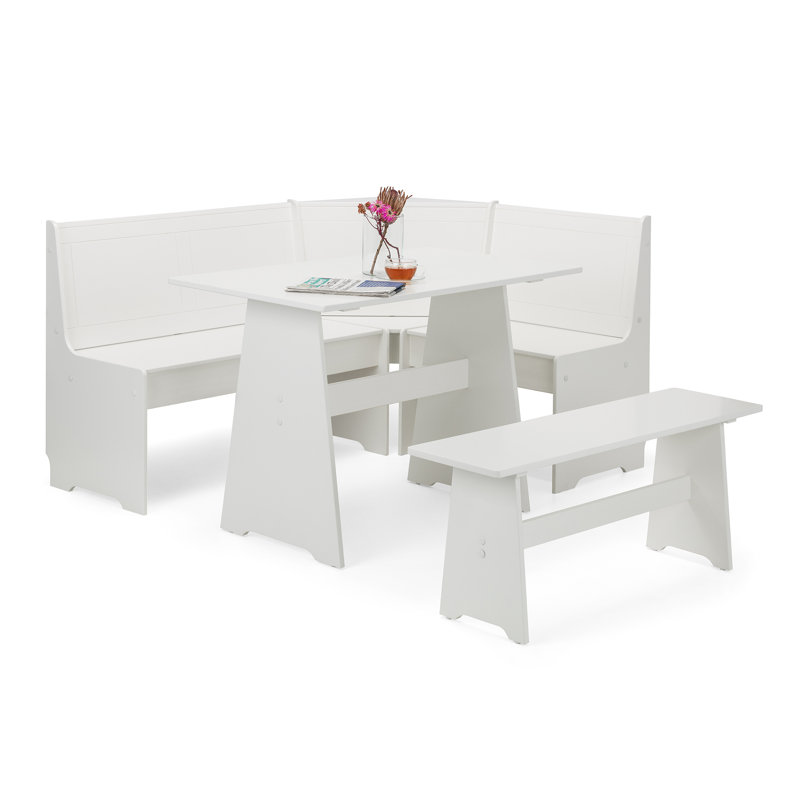 Lief 3 - Piece Dining Set, White