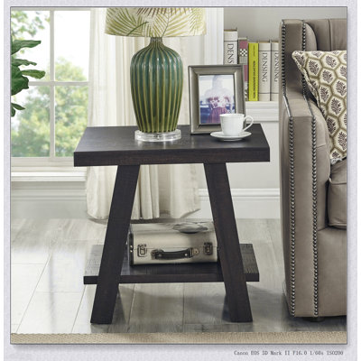 Table basse ronde avec plateau et tablette en bois manufacturé, durable et écologique pour les salons modernes