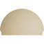 Demi-rond signature fronton en uréthane, brun clair apprêté-102752323-113221389-113057100