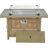 43" Rectangular Fire Pit Table With Glass Wind Guard, 60000 Propane Gas, Open Weave For Outdoor Patio Deck Garden - Orange & Mustard Yellow Table, , Guard Backyard-1120127117-1120127119