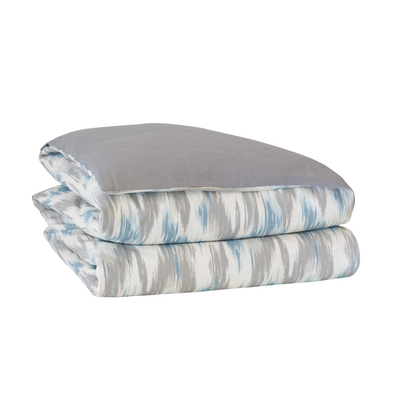 Édredon en coton Eloise Ikat, Édredon grand, Faufilé à la main