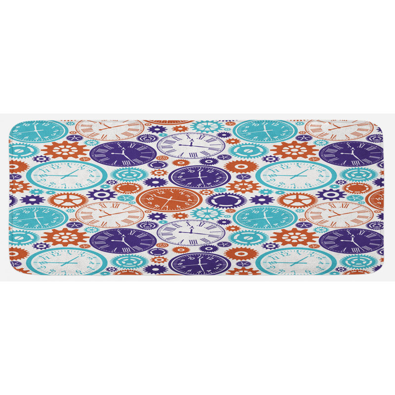 Modern & Contemporary Polyester Kitchen Mat