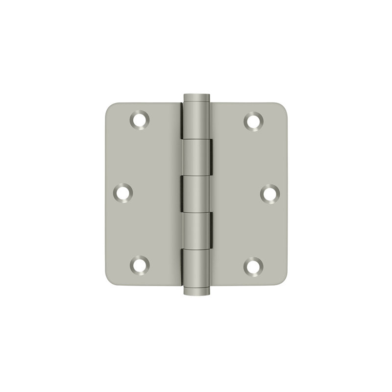 102'' x 102'' Butt Bearing Hinge, Brushed Nickel