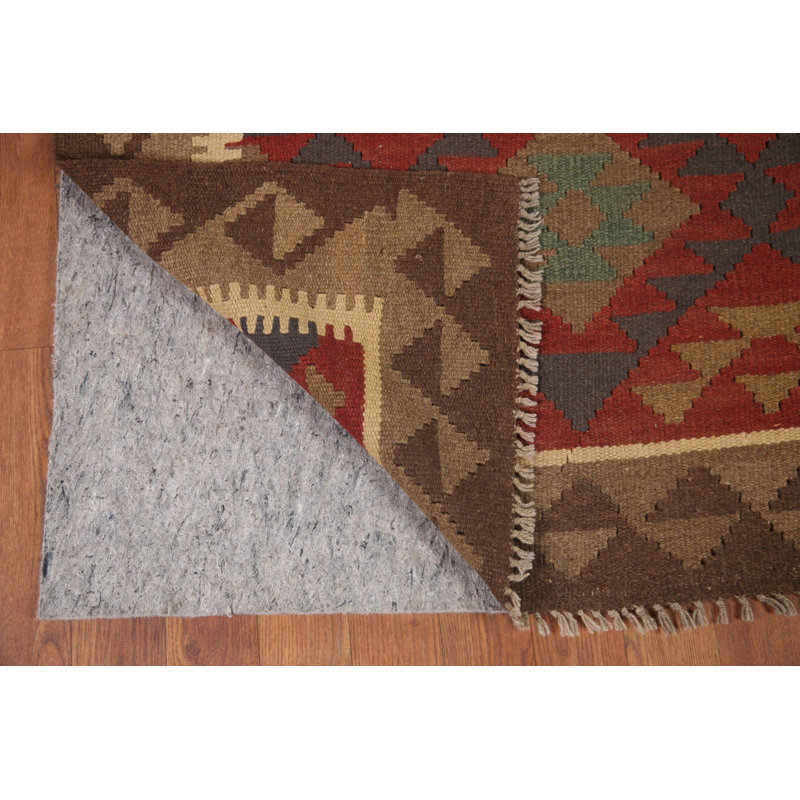 Geometric Kilim Oriental Runner Rug 3x7
