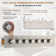 Rodeo 36-Inch LED & Music Rainfall Thermostatic Shower System with Slide Bar and 2-in-1 Handheld