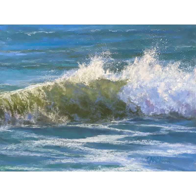 Piroutte Print by Dina Gardner, 17.25" H x 21.25" W x 0.875" D, Black Framed Paper