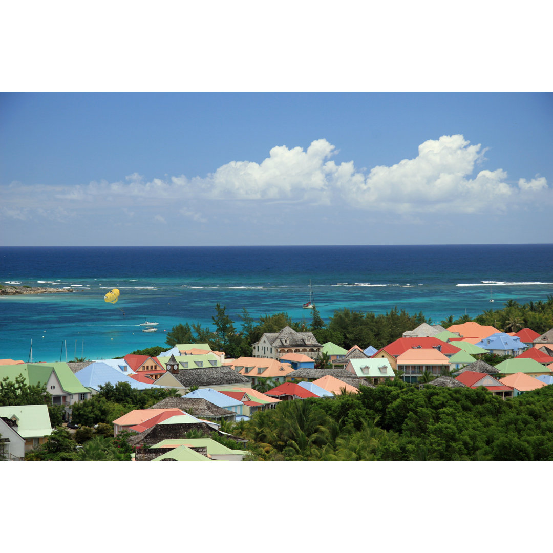 Abve Orient Beach, St. Maarten von Adwalsh - Kunstdrucke auf Leinwand ohne Rahmen