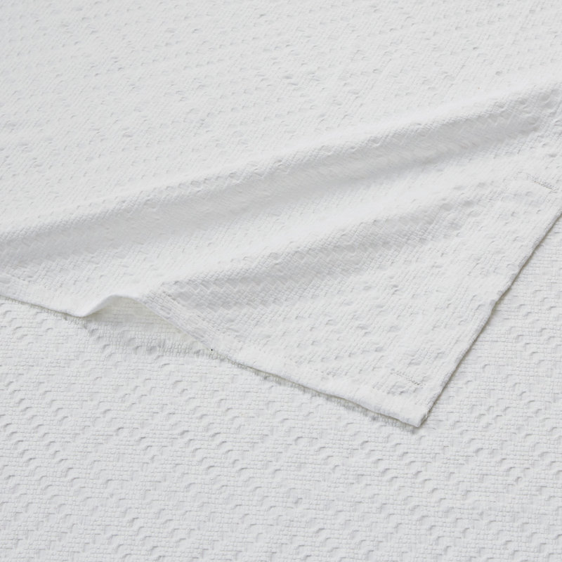 Rideau de douche Matelasse, Blanc
