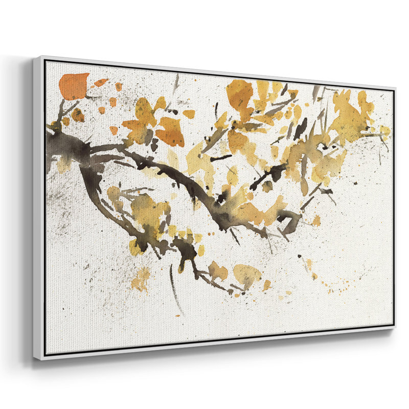Branche d'arbre aquarelle I, Blanc, H 17 po x l 25 po x P 2 po