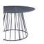 Mose Round Metal Base Dining Table