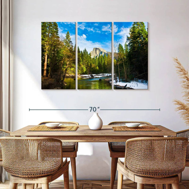 Alvord Glimpse Of Half Dome, H 36 po x l 57 po