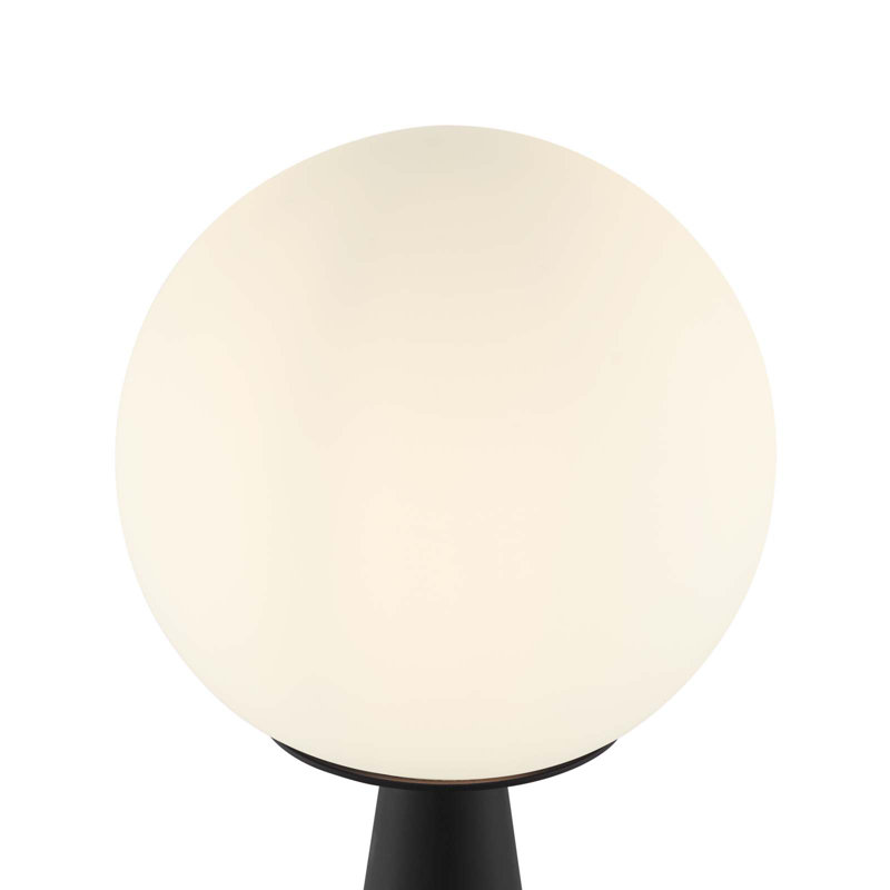 Lampe de table Apex Glass Globe par Modway, Noir