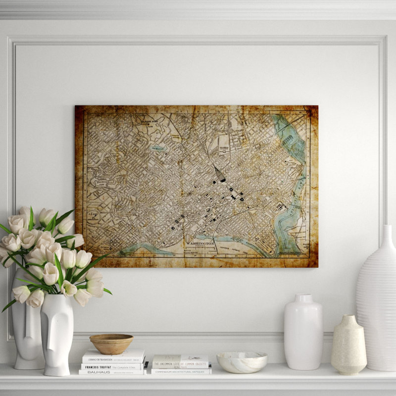 City Maps: Washington D.C. Print, Outdoor, 24" H x 36" W